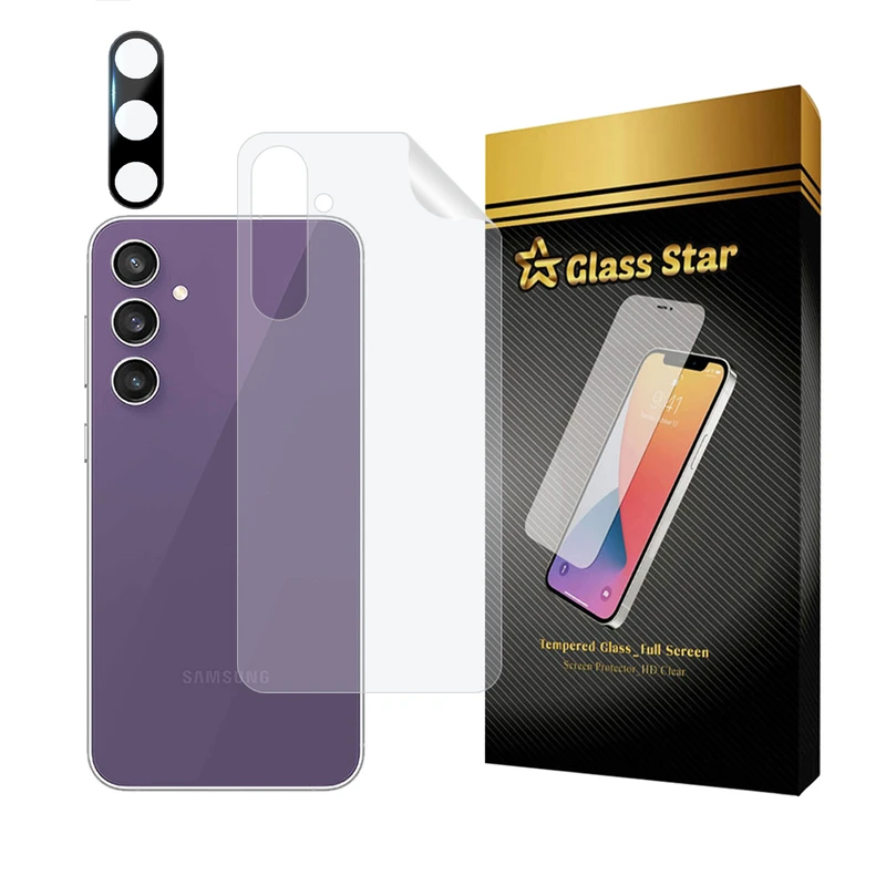 محافظ پشت گوشی گلس استار مدل MTBFULG مناسب برای گوشی موبایل سامسونگ Galaxy S23 FE 5G به همراه محافظ لنز