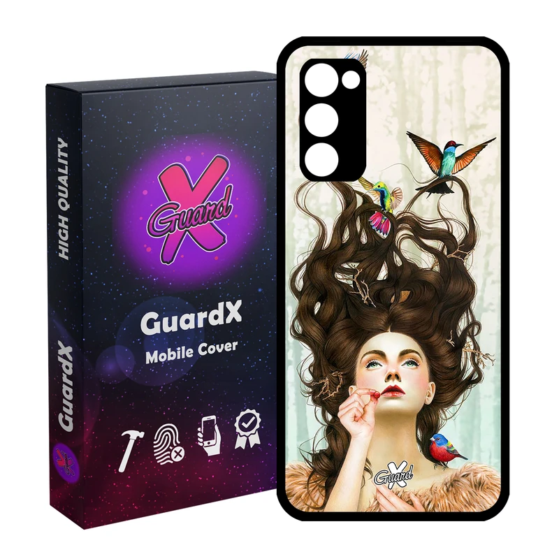 کاور گارد ایکس طرح Girl مدل Glass10290 مناسب برای گوشی موبایل سامسونگ Galaxy S20 FE