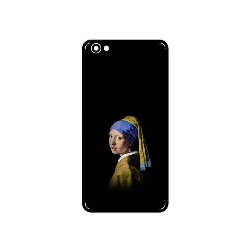 برچسب پوششی ماهوت مدل Girl with a Pearl Earring of Vermeer مناسب برای گوشی موبایل شیائومی Redmi Note 5A