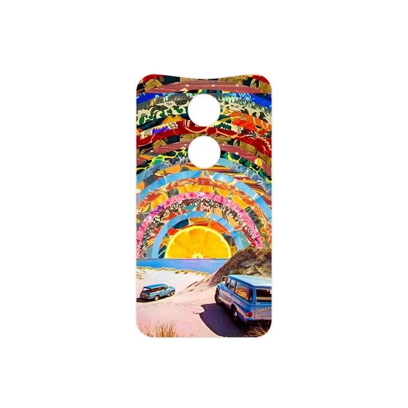 برچسب پوششی ماهوت مدل Collage of Orange Sky مناسب برای گوشی موبایل موتورولا Moto X 2014