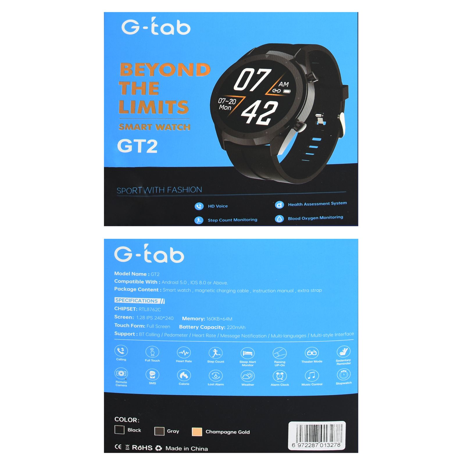 ساعت هوشمند جی تب مدل GT2 -  - 7