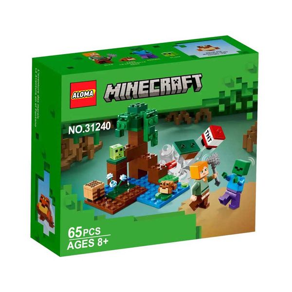 ساختنی 65 قطعه آلوما مدل ماینکرافت کد 31240