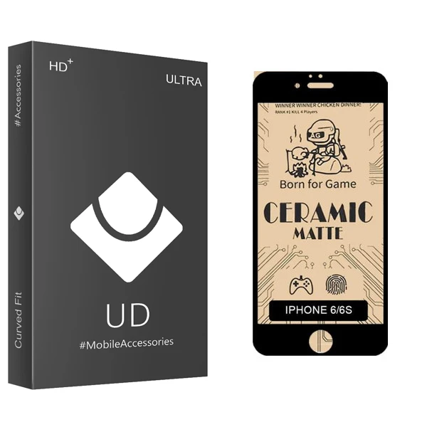 محافظ صفحه نمایش سرامیکی مات یو دی مدل ULTRA مناسب برای گوشی موبایل اپل iphone 6 / 6s