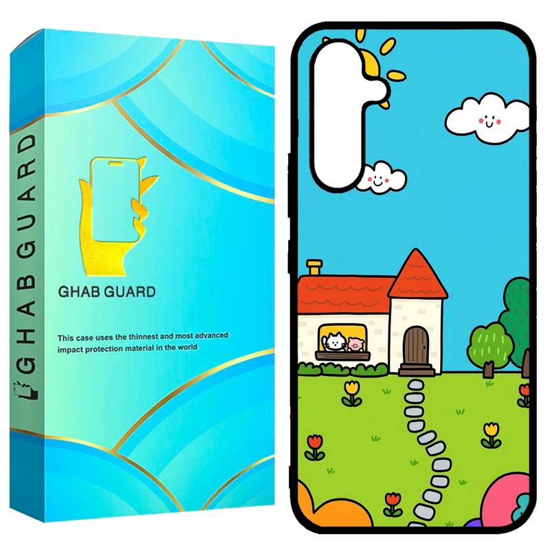 کاور قاب گارد طرح نقاشی مدل GCHPA54 مناسب برای گوشی موبایل سامسونگ  Galaxy A54 5G