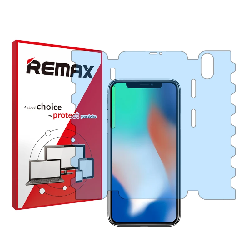 محافظ صفحه نمایش ضداشعه آبی ریمکس مدل HyBLU مناسب برای گوشی موبایل اپل iPhone X