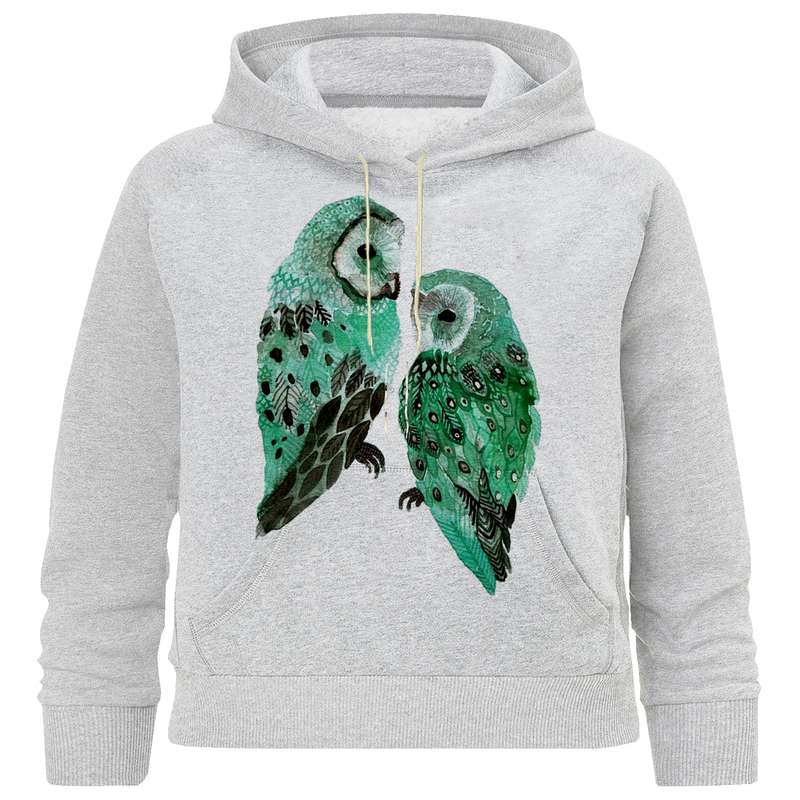 هودی دخترانه مدل جغد کد M 224