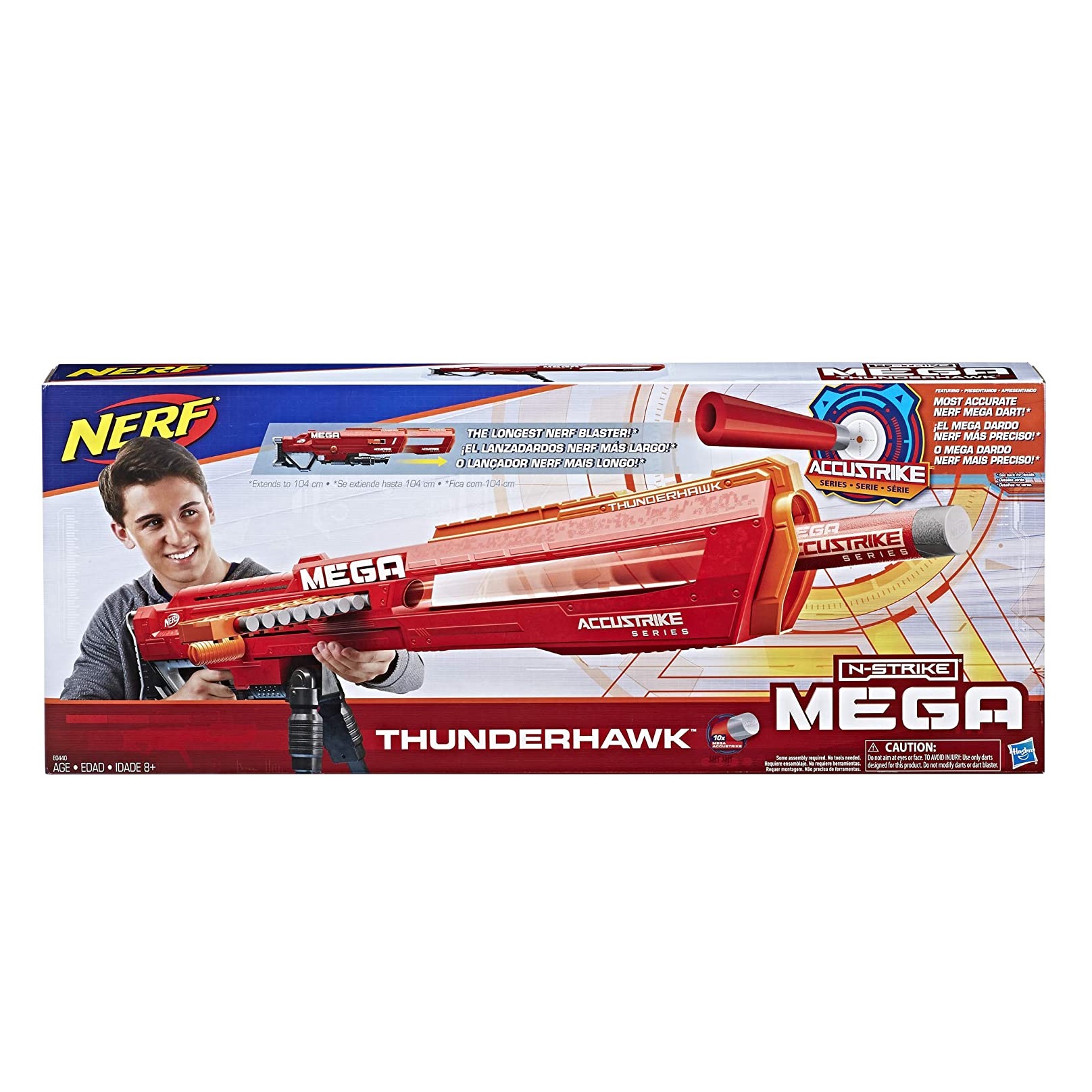 تفنگ بازی نرف مدل Mega N-Strike Thunderhawk کد E0440