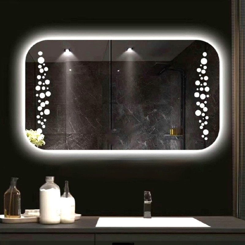 آینه سرویس بهداشتی مدل بک لایت لمسی کد 1011