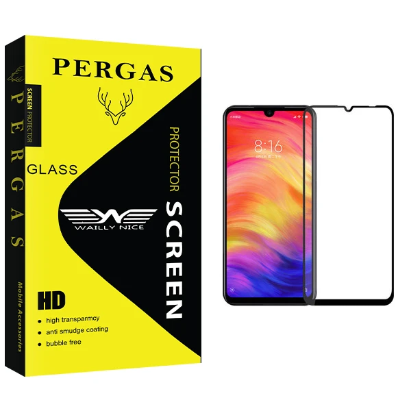 محافظ صفحه نمایش وایلی نایس مدل Pergas Glass مناسب برای گوشی موبایل شیائومی Redmi Note 7