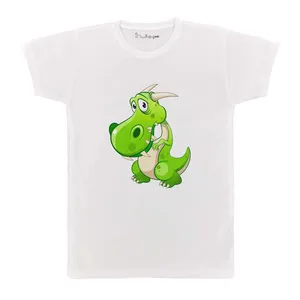 تی شرت بچگانه پرمانه طرح دایناسور خوب کد pmt.5074