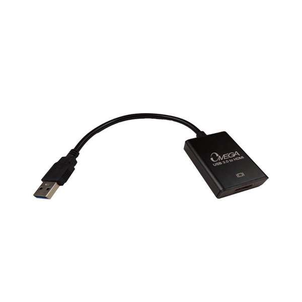 تبدیل USB3.0 به HDMI امگا مدل OM-UH001 تبدیل USB3.0 به HDMI امگا مدل OM-UH001