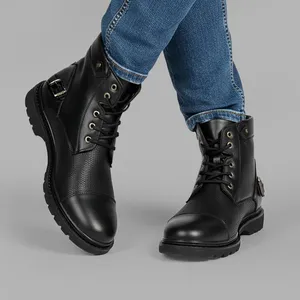 نیم بوت مردانه مدل سگک دار