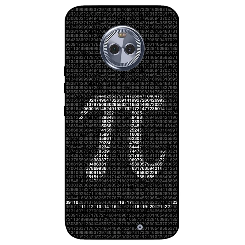 کاور مگافون طرح عدد پی مدل 7240 مناسب برای گوشی موبایل موتورولا Moto X4