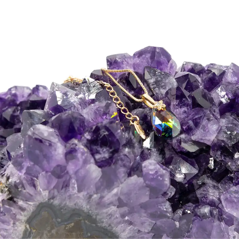 گردنبند زنانه ژوپینگ مدل اشک کد 2081251