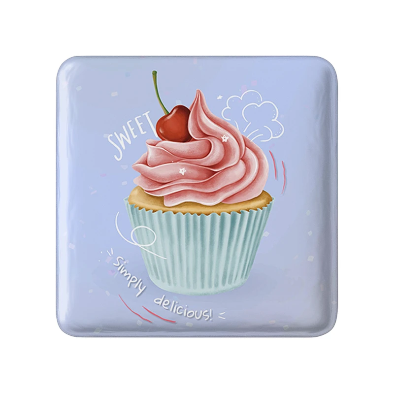 مگنت خندالو طرح کیک و شیرینی پزی مدل مربعی کد 36686