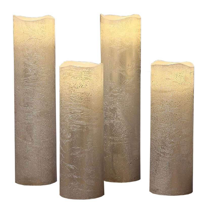 چراغ تزئینی ریتسینگ طرح شمع کد 5032 مجموعه 4 عددی