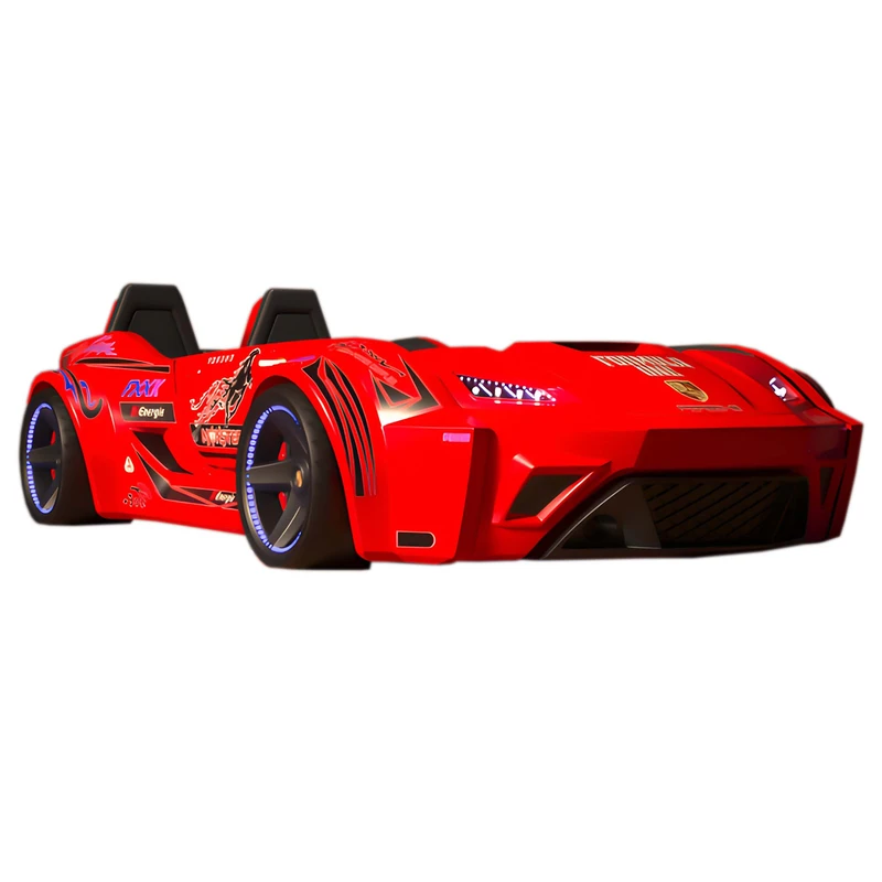 تخت خواب یک نفره مدل ماشین پورشه کد 2001 سایز 90x190 سانتی متر