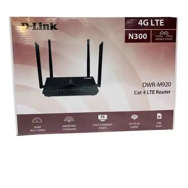 مودم 3G/4G دی-لینک مدل M920 به همراه سیم کارت 4/5G و 120گیگ اینترنت
