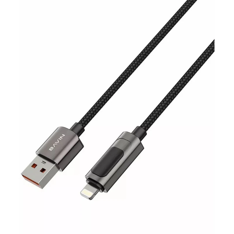 کابل تبدیل USB به لایتنینگ باوین مدل 65W طول 1 متر