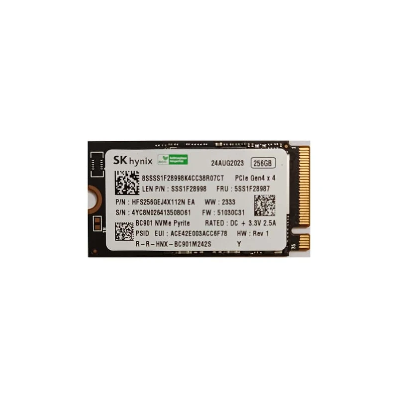 اس اس دی اینترنال اس کی هاینیکس مدل BC901 PCIe 4.0 NVMe M.2 ظرفیت 256 گیگابایت