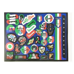 برچسب بدنه موتور سیکلت مدل ITALY_VESPA