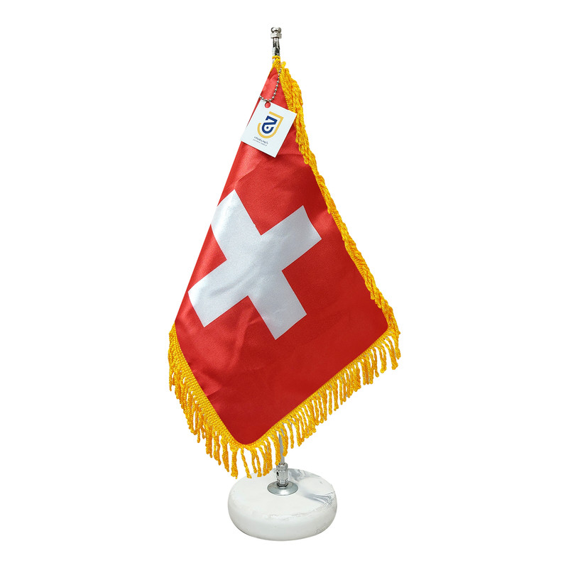 پرچم رومیزی جاویدان تندیس پرگاس مدل سوئیس کد 1