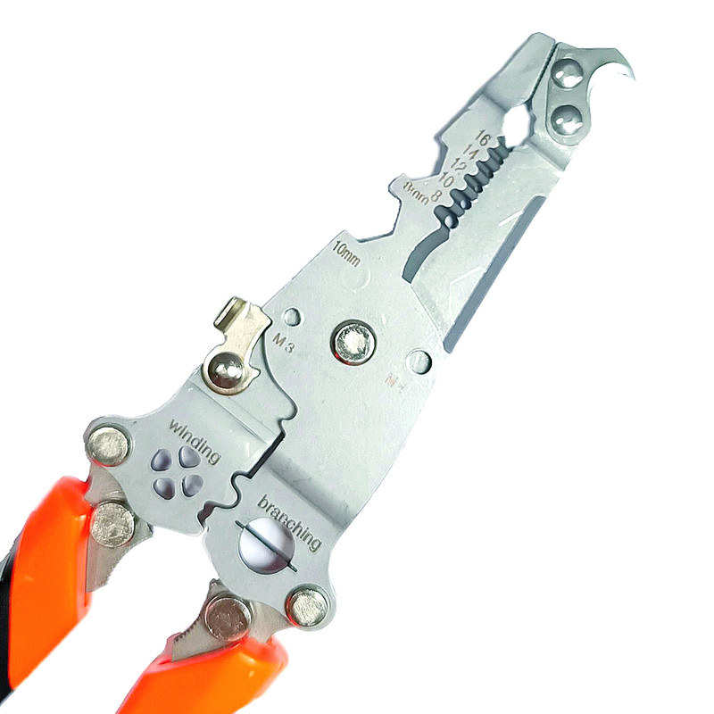 انبر چند منظوره مدل تاشو سایز 8 اینچ