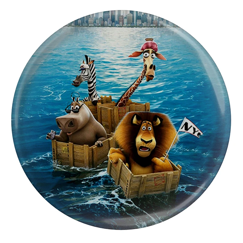 مگنت مدل S13161 طرح کارتون حیوانات ماداگاسکار