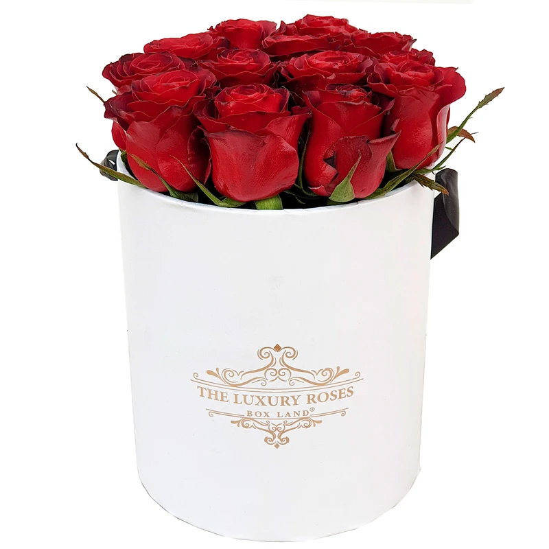 جعبه گل رز هلندی کلبه گل سن سون مدل BX-22052