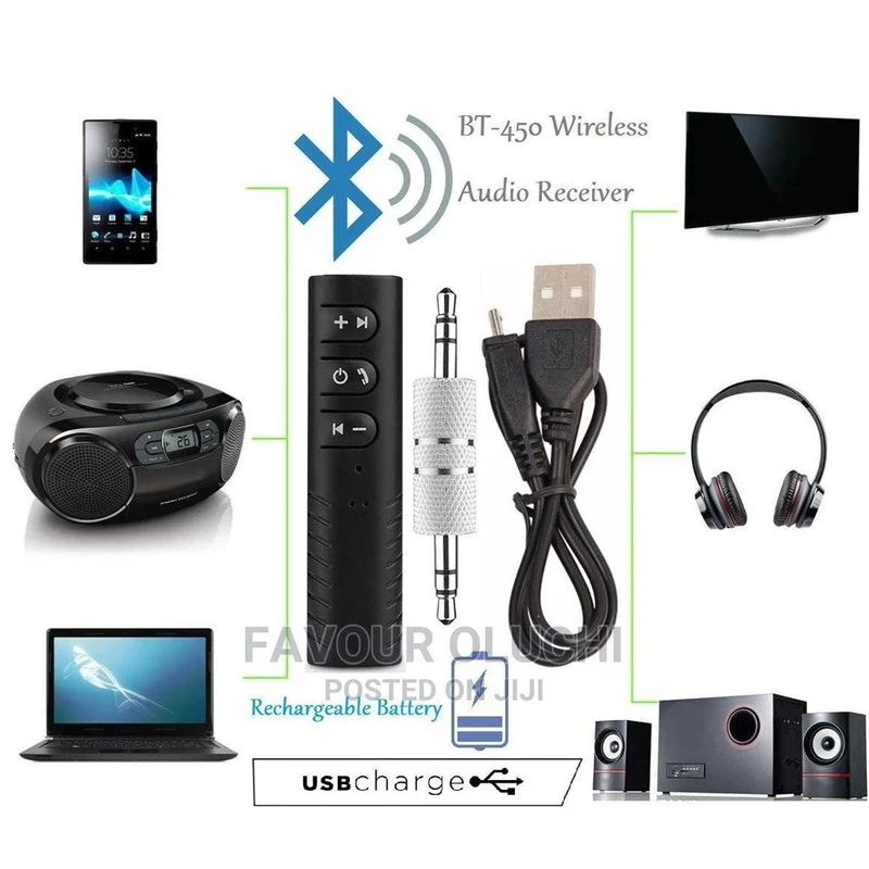 گیرنده بلوتوثی مدل RECEIVER AUX عکس شماره 2