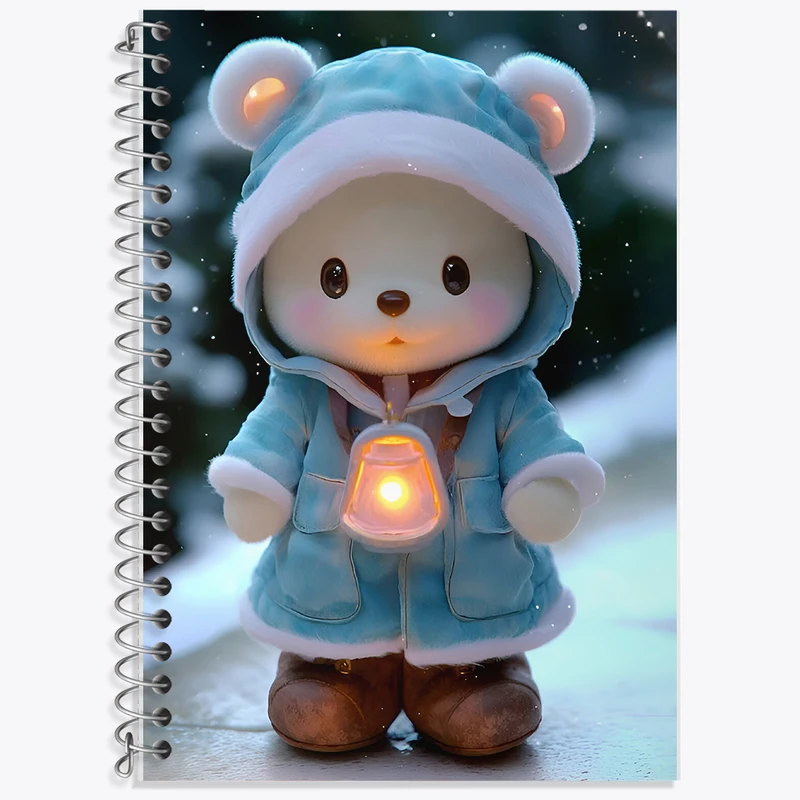 دفتر لغت 50 برگ خندالو طرح خرس بانمک کد F7824