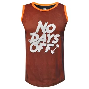 تاپ ورزشی مردانه مدل 66 کد N_D_OF رنگ نارنجی