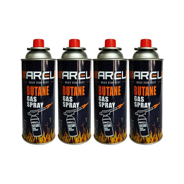 کپسول گاز سفری آرل مدل 450ml-4 بسته 4 عددی