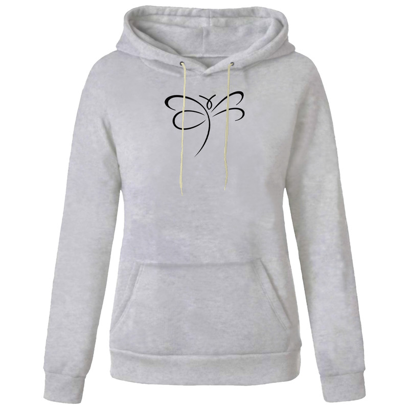 هودی زنانه مدل سنجاقک کد AA112