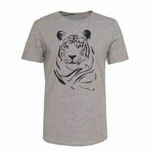 تی شرت آستین کوتاه مردانه مدل T022 رنگ طوسی