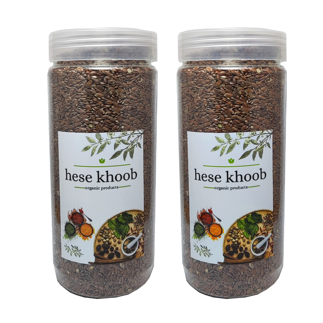 تخم کتان ممتاز حس خوب - 500 گرم بسته 2 عددی