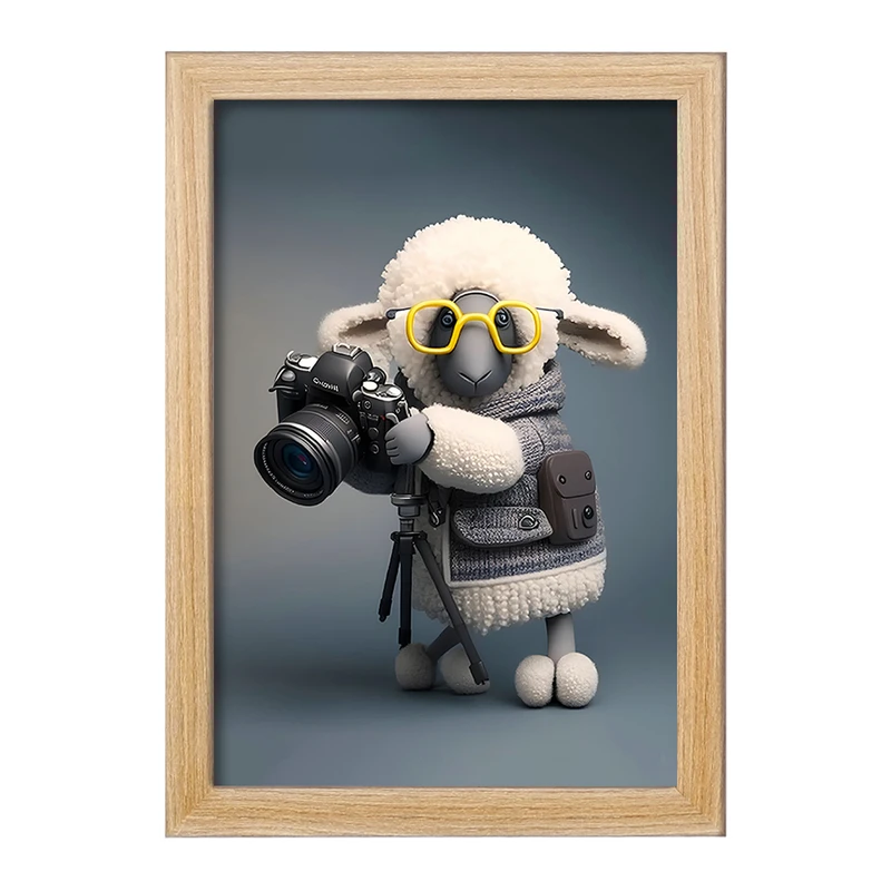 تابلو خندالو مدل گوسفند کد F10039