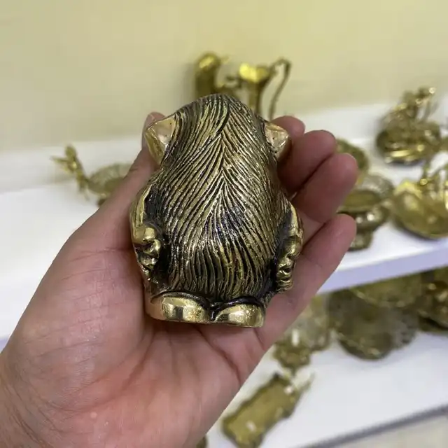 دکوری برنجی مدل میمون کد 102750