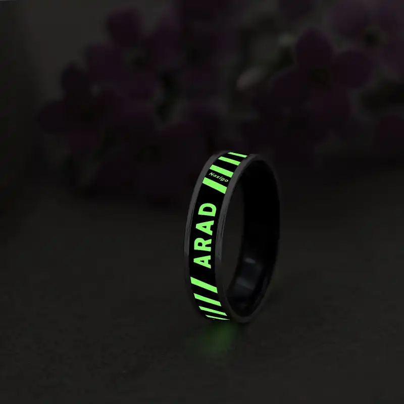 انگشتر ناکسیگو مدل شب تاب طرح آراد کد RB15938