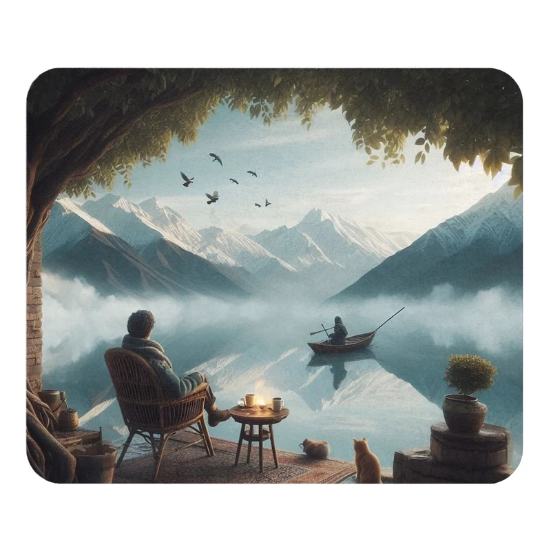 ماوس پد مدل طبیعت سایز 19x24 سانتی متر