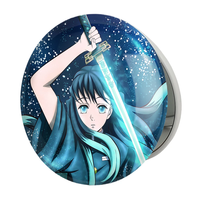 آینه جیبی خندالو طرح مویچیرو توکیتو انیمه شیطان کش مدل تاشو کد 27070 