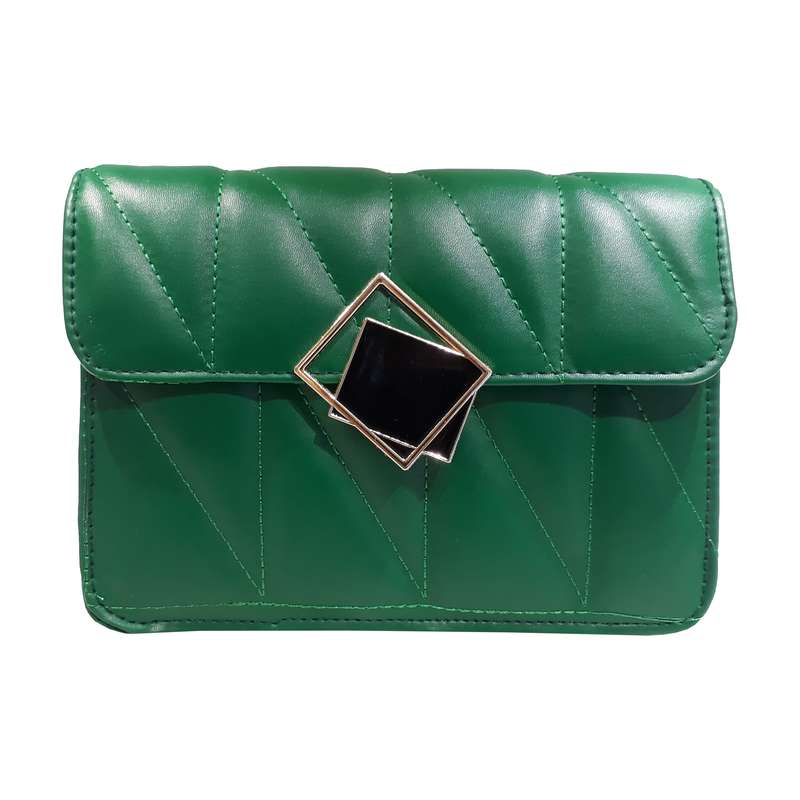 کیف دوشی زنانه مدل سگک شیشه ای