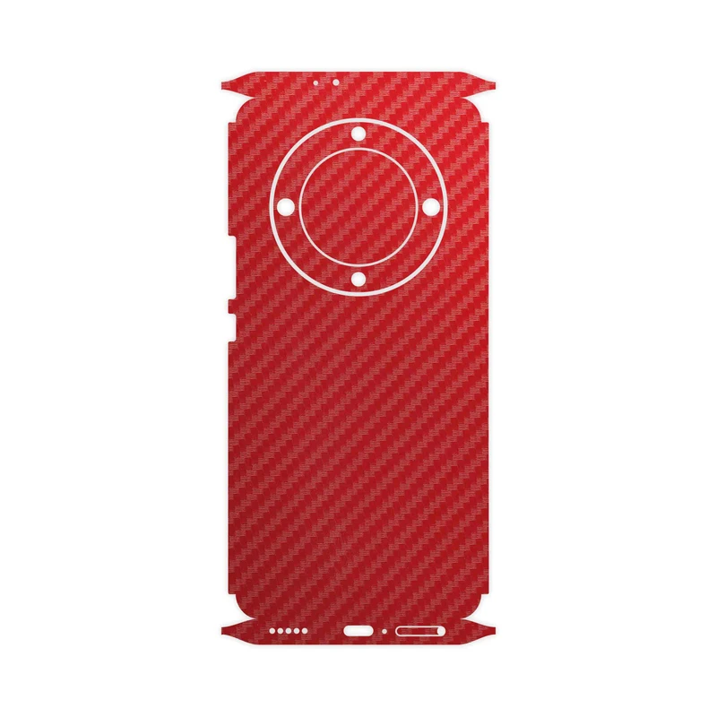 برچسب پوششی ماهوت مدل Red-Fiber-FullSkin مناسب برای گوشی موبایل آنر Magic 5 Lite