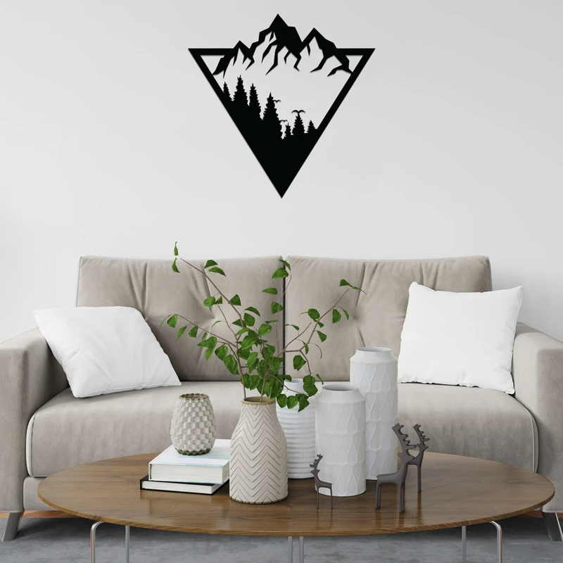 استیکر مدل کوه و جنگل