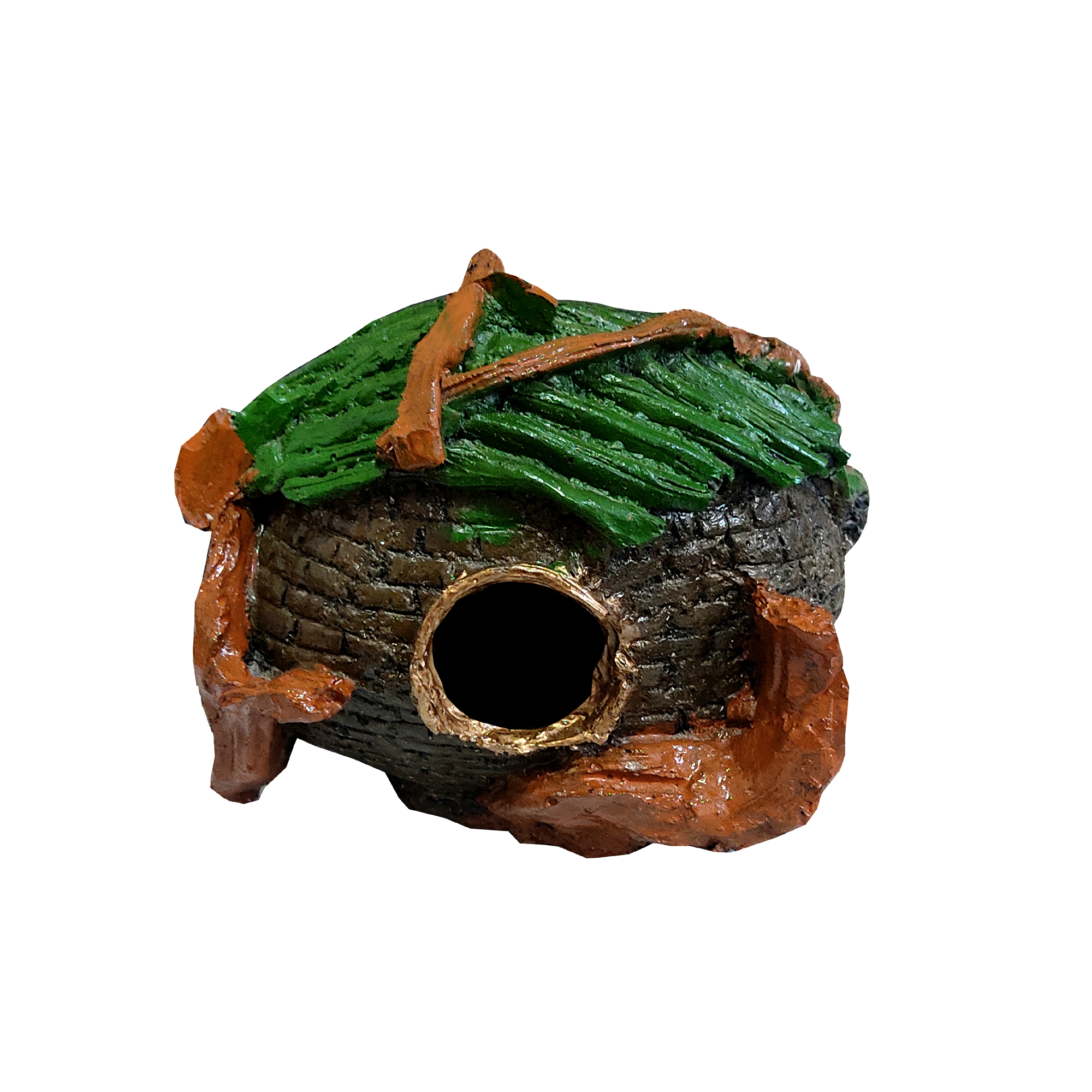 ماکت تزیینی آکواریوم مدل کلبه شکسته