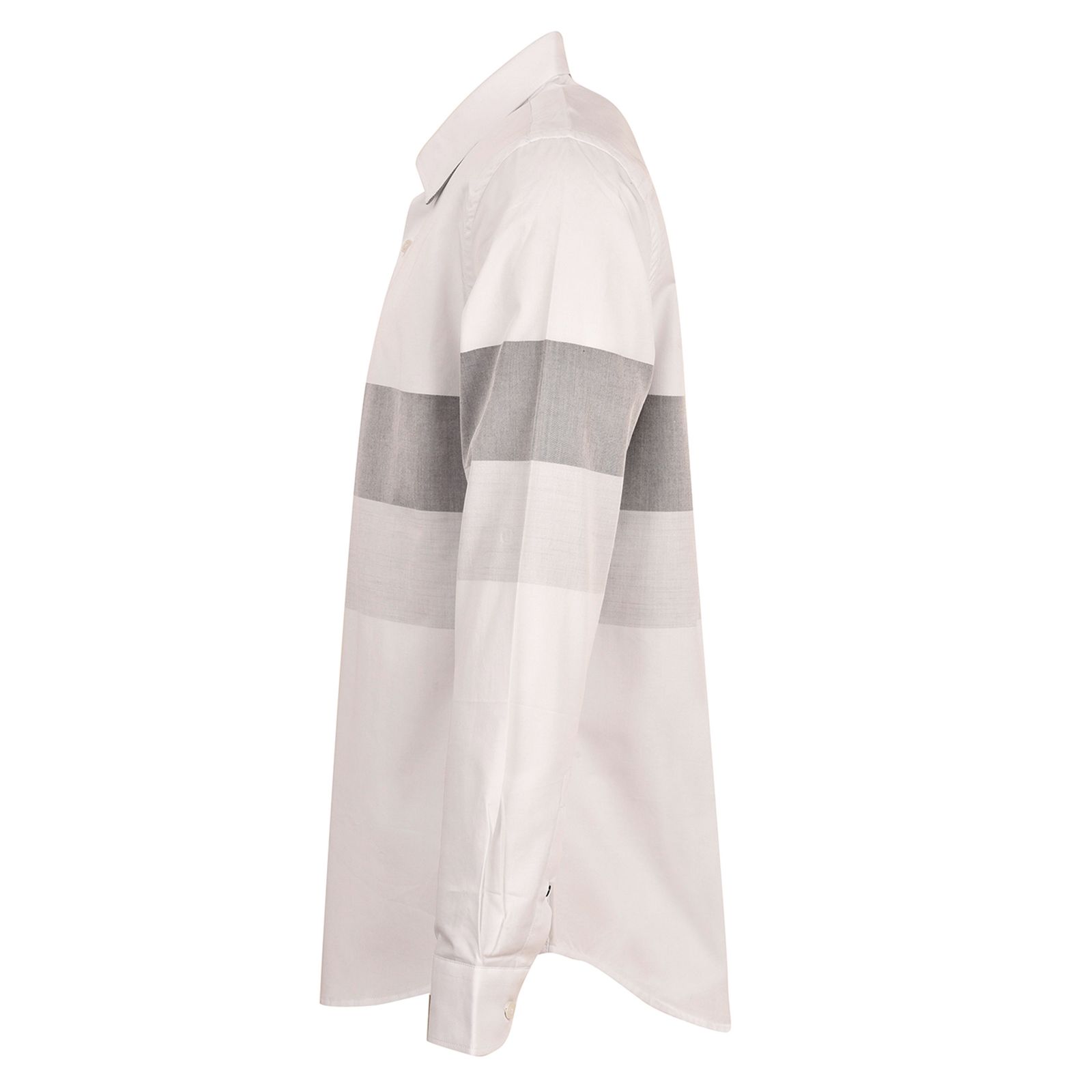 پیراهن آستین بلند مردانه بادی اسپینر مدل 3996 کد 1 رنگ سفید -  - 2