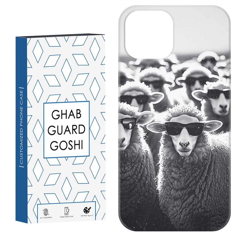 کاور قاب گارد گوشی طرح گوسفند کد Dimo-357 مناسب برای گوشی موبایل اپل IPHONE 12 / 12 PRO