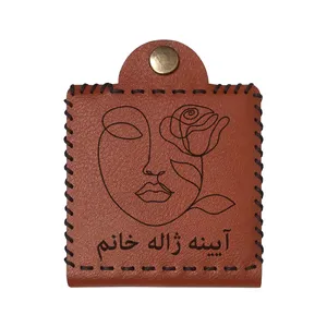 آینه جیبی مدل  اسم ژاله طرح گل