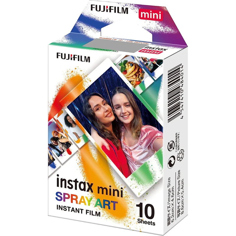 فیلم چاپ سریع مخصوص دوربین فوجی فیلم مدل Instax Mini Spray Art Film 