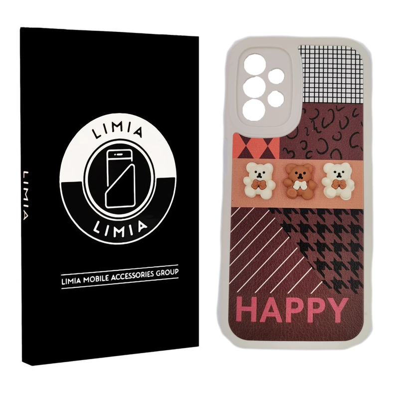 کاور لیمیا مدل فانتزی لنزدار ژله ای طرح عروسکی برجسته مناسب برای گوشی موبایل سامسونگ Galaxy A53